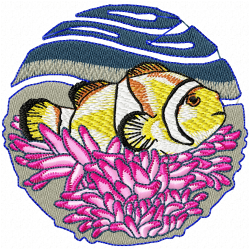 Fishes Embroidery Design 4 Fishes Embroidery Design 4